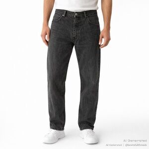 Vintage Cracker Barrel Faded Black High Rise Jeans 32x33